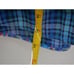ROBERT GRAHAM Men Navy Blue L Football Sport Shirt 3XL Plaid Button up