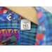 ROBERT GRAHAM Men Navy Blue L Football Sport Shirt 3XL Plaid Button up
