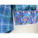 ROBERT GRAHAM Men Navy Blue L Football Sport Shirt 3XL Plaid Button up