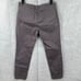 Perk Slim Fit Stretch Pants Men's 34x30 Gray Chino Preppy Athletic Classic