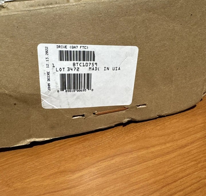 John Deere BTC10759: Tender Conditioners Drive Kit