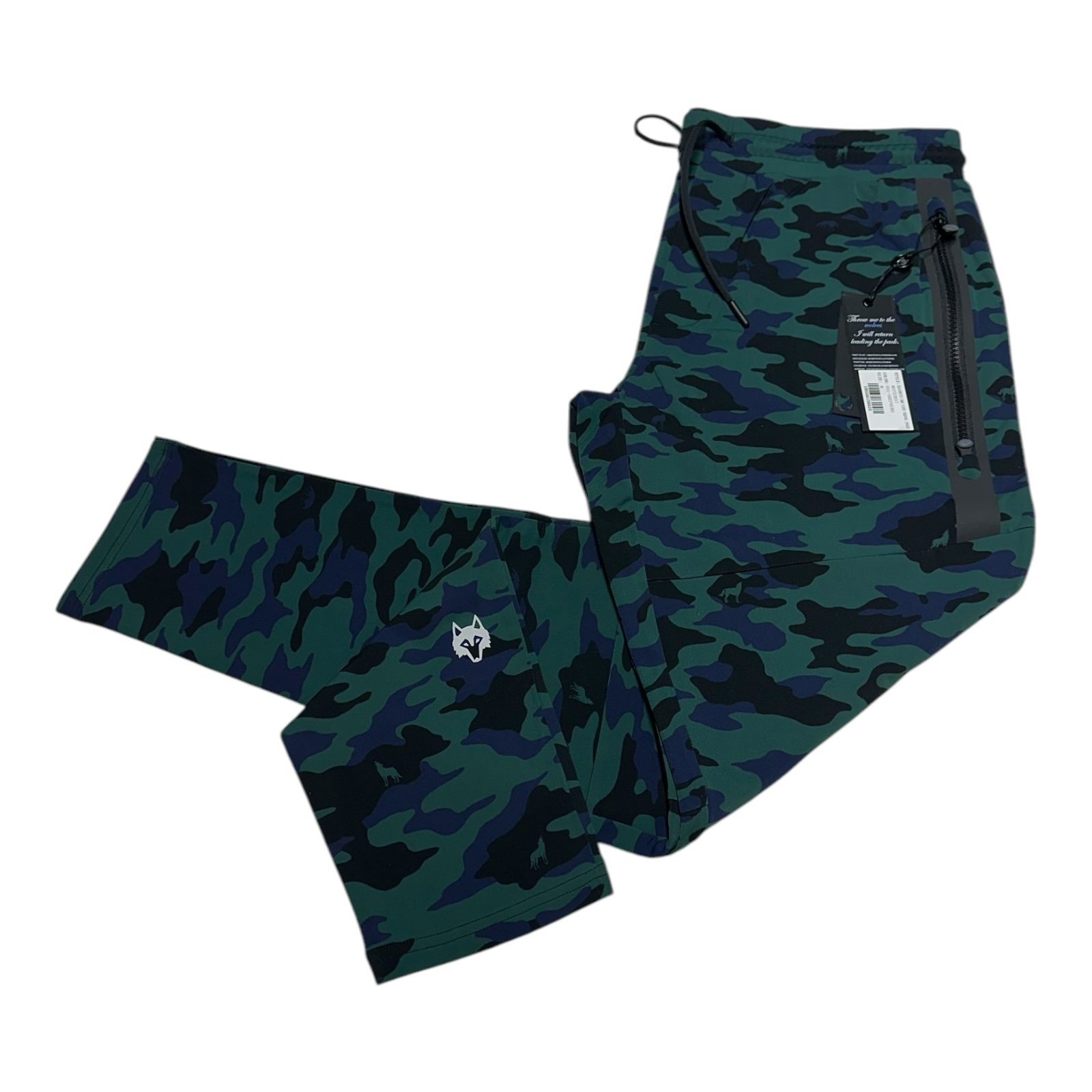 Greyson Sequoia Performance Joggers Men's Sz M Blackwatch Camo Scape Green Pants