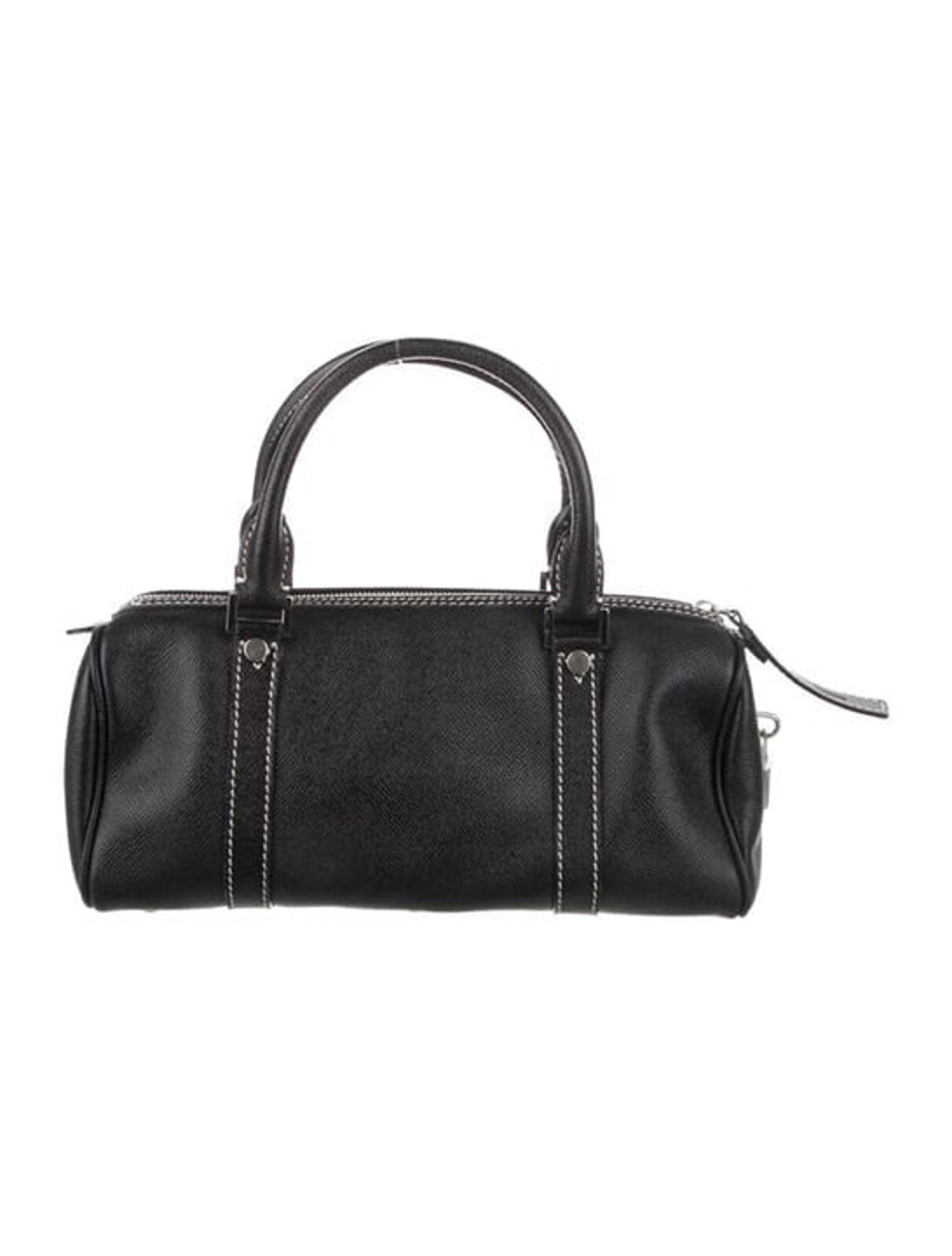 RAFE Leather Handle Bag, Black, Pre-owned