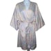 Vintage 60s Miss Elaine Knee Length Robe S Multicolor Floral Union Tag USA