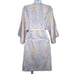 Vintage 60s Miss Elaine Knee Length Robe S Multicolor Floral Union Tag USA