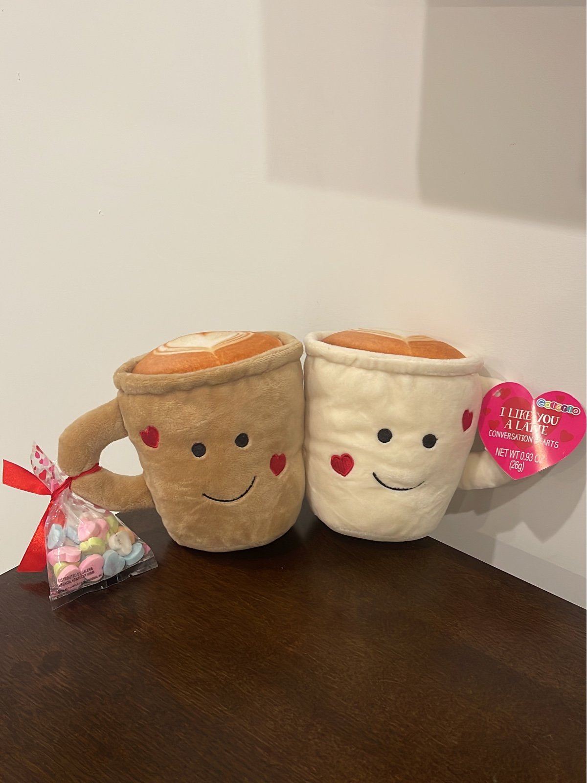 Valentine Hot Latte Cappuccino Plush Decor