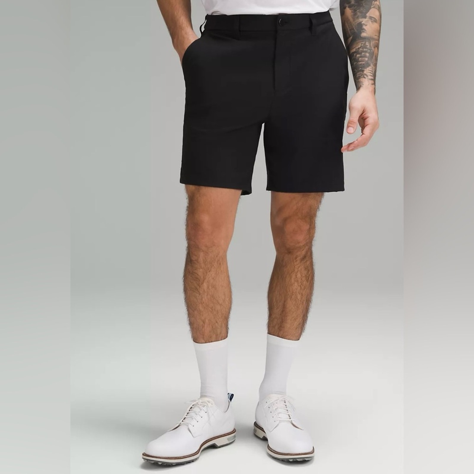 Lululemon Men’s ABC Classic Black Shorts Size 36 Casual Athletic Outdoor