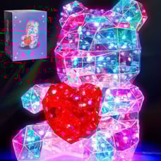 Valentine's LED teddy bear