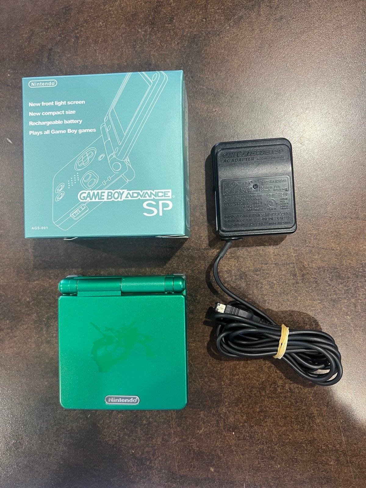Nintendo Gameboy Advance SP Rayquaza Pokemon Center Edition - GIFT READY!!