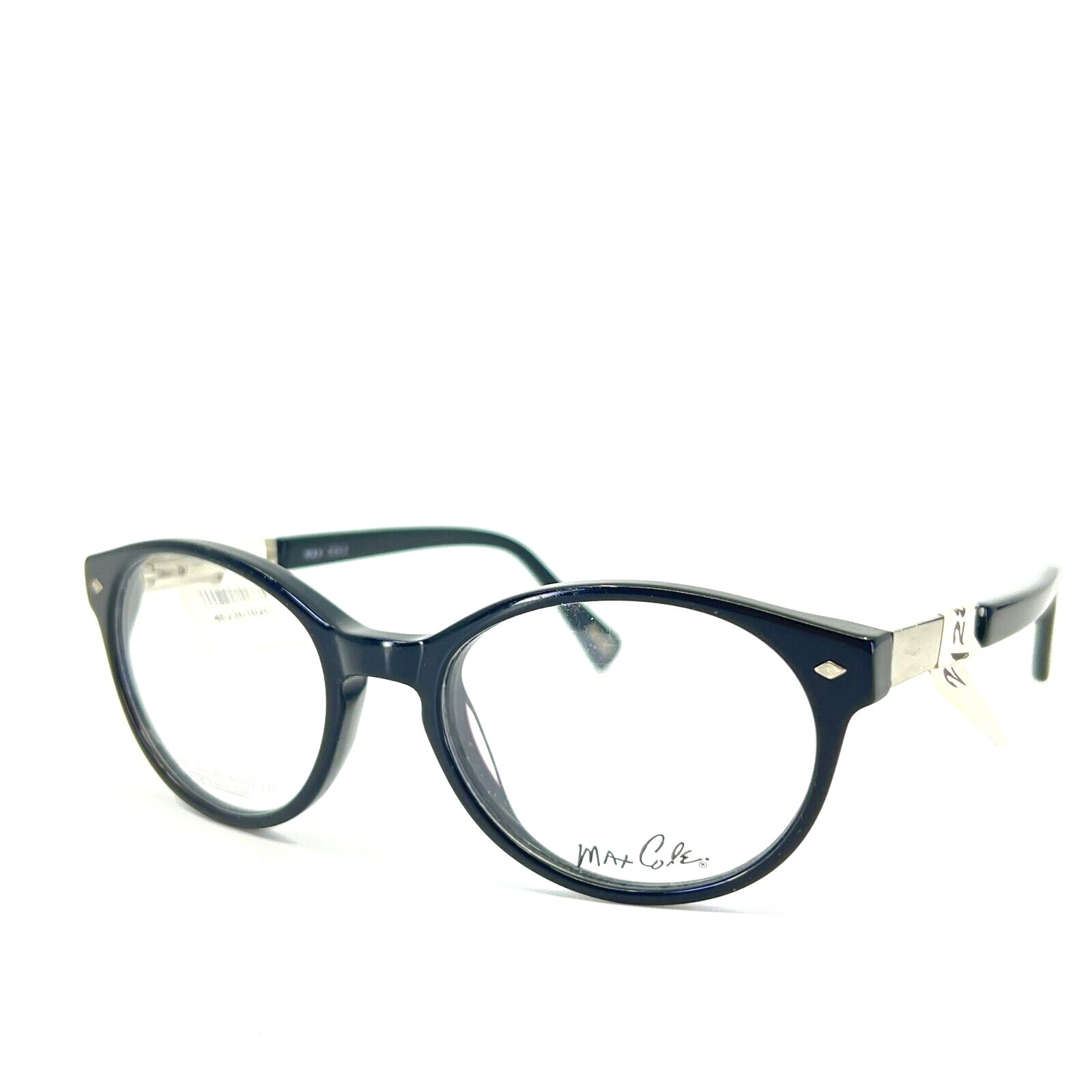 Max Cole MC1483 COL 90 Black Cat Eye Full Rim Eyeglasses Frames 50[]19 140 mm