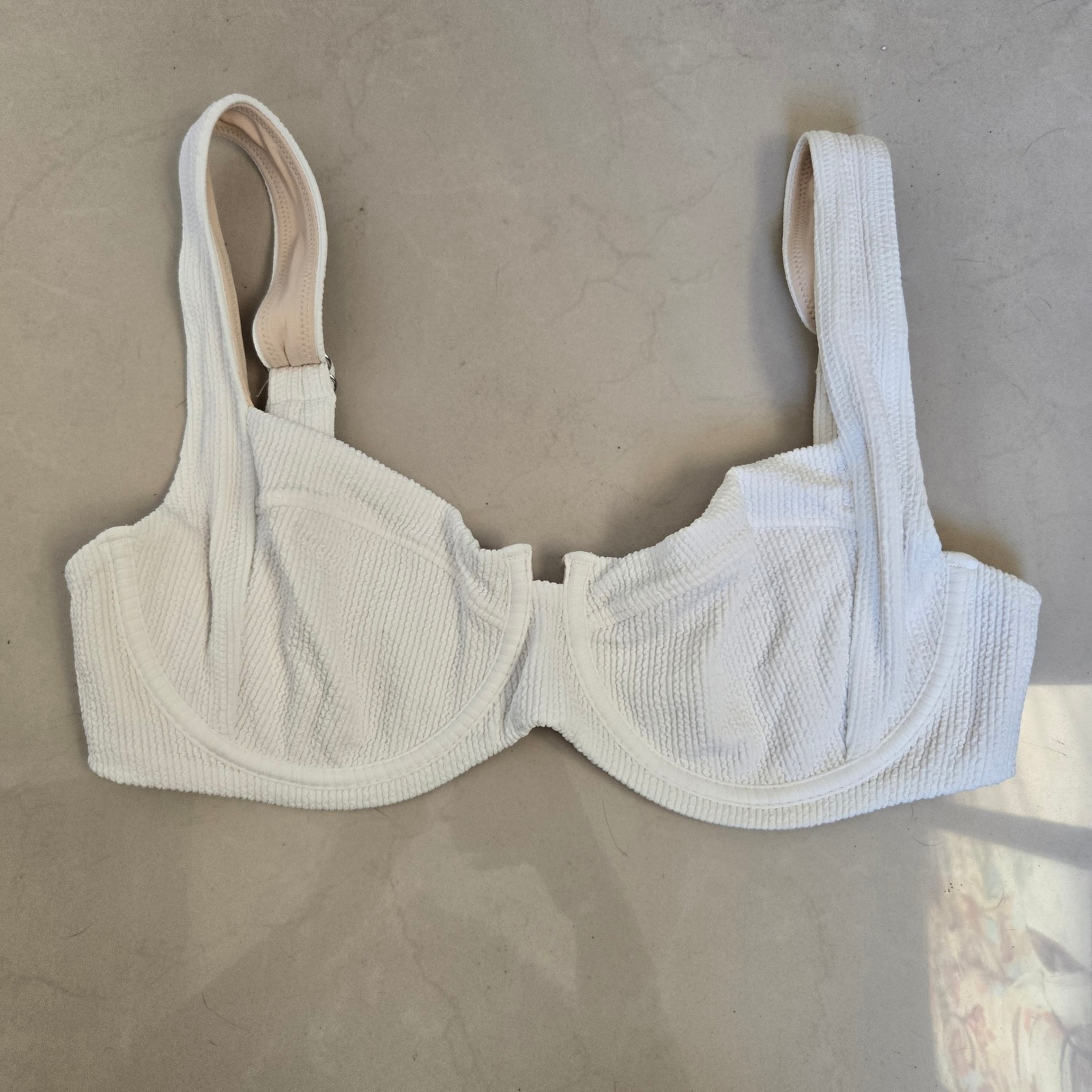 ELCE Wanderlust Swim Khlo Bikini Top Women's Size Extra Large White