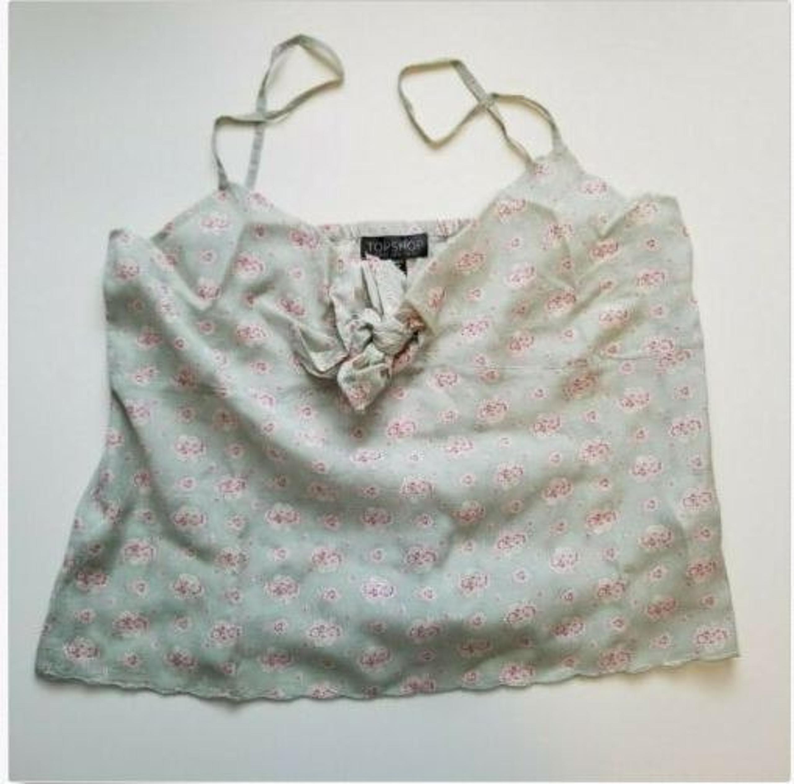 Topshop Floral Camisole Top Size 8