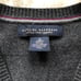 BANANA REPUBLIC GREY MERINO WOOL V-NECK SWEATER