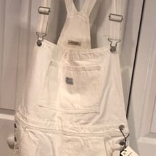 NWT Levi's Denim Short Overalls