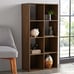 8-Cube Storage Organizer, Canyon Walnut-TJ3SD