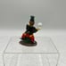 3 Vintage KG Resin Figurines Circus Clowns Lot With With Box Crystal Ball