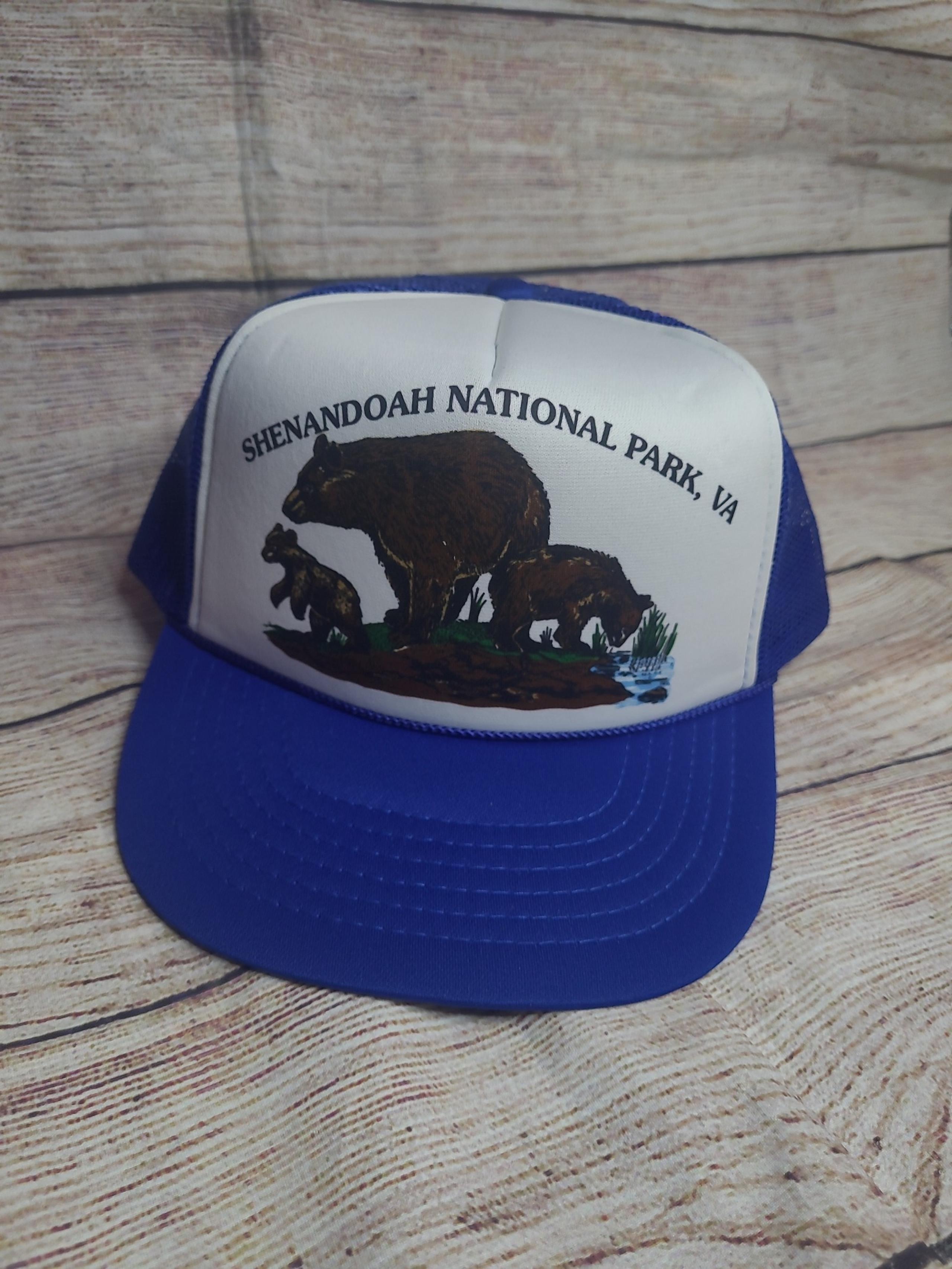 Vtg Bears Trucker hat Shenandoah National Park Virginia snapback