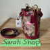 Coach Mini Bucket Bag In Signature Cherry Print