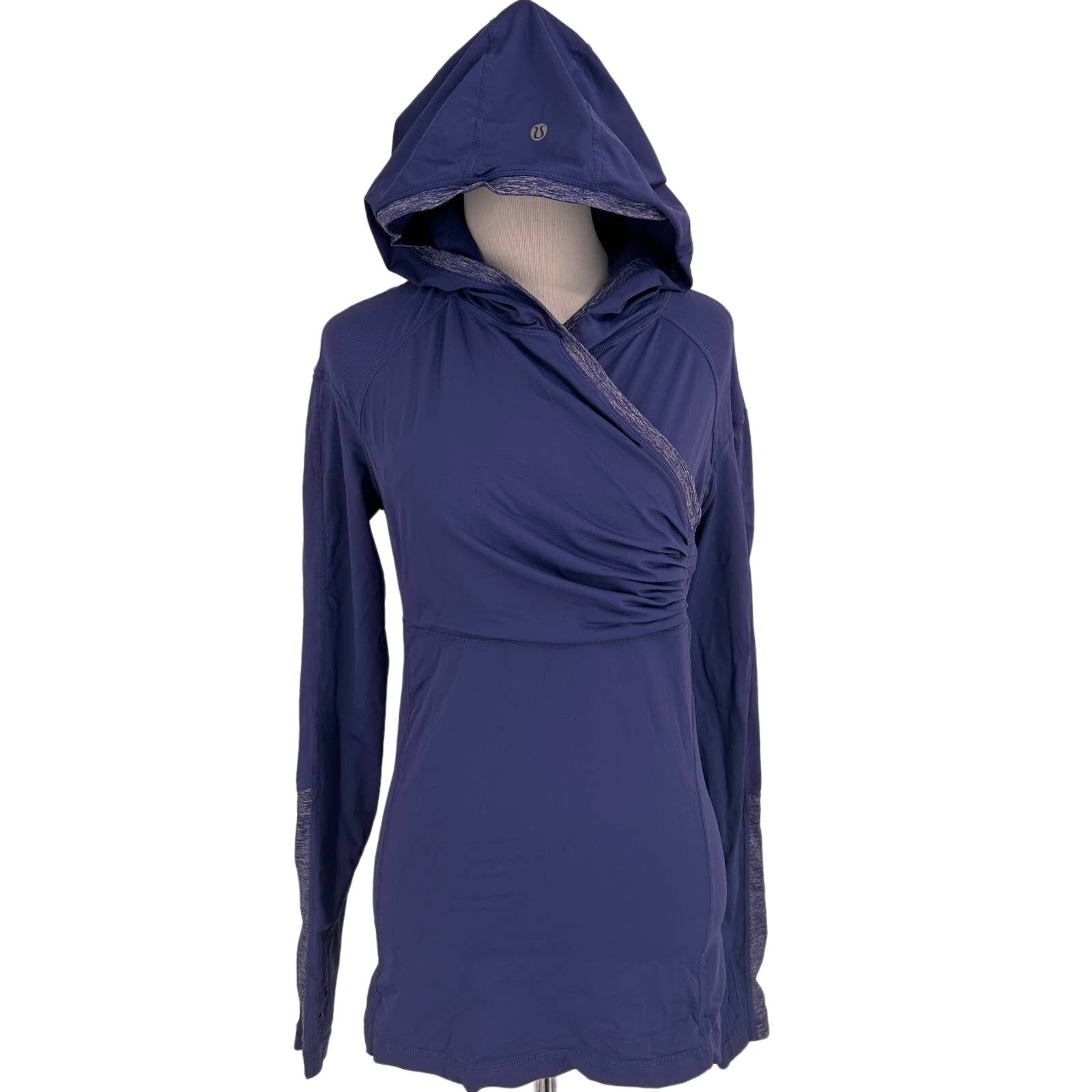 Lululemon Purple Run For Your Life Cross Train Wrap Hoodie Size 6