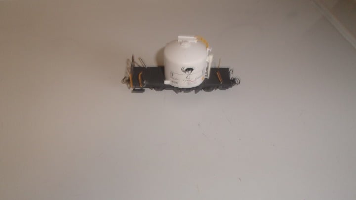 Bemo HO scale train car Cement tank railroad display