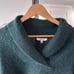 Womens Madewell Vinson Shaw Collar Sweater Forest Green NWT XS