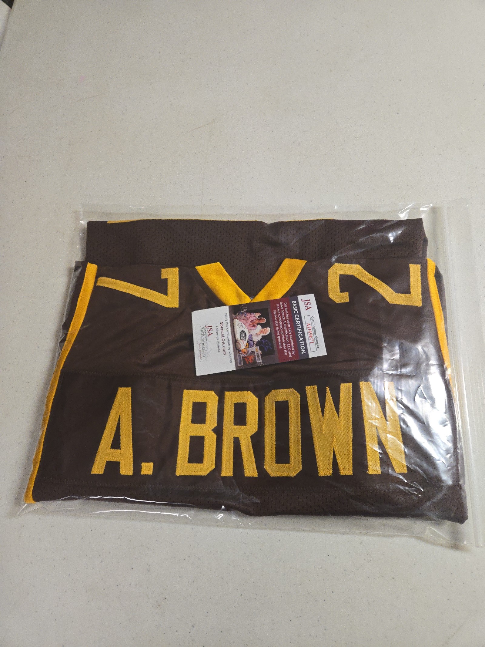 Antonio Brown #27 Central Michigan Chippewas Autograph Jersey