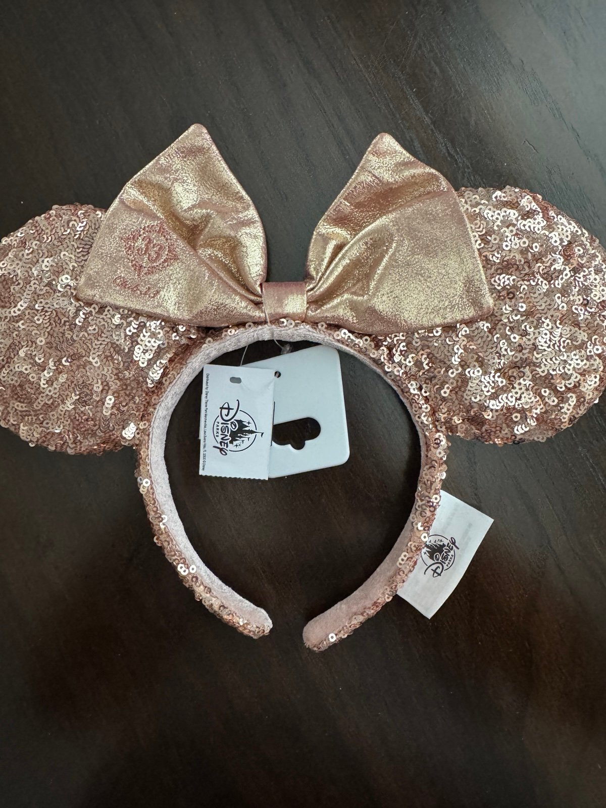 NWT Disney Club 33 rose gold ears