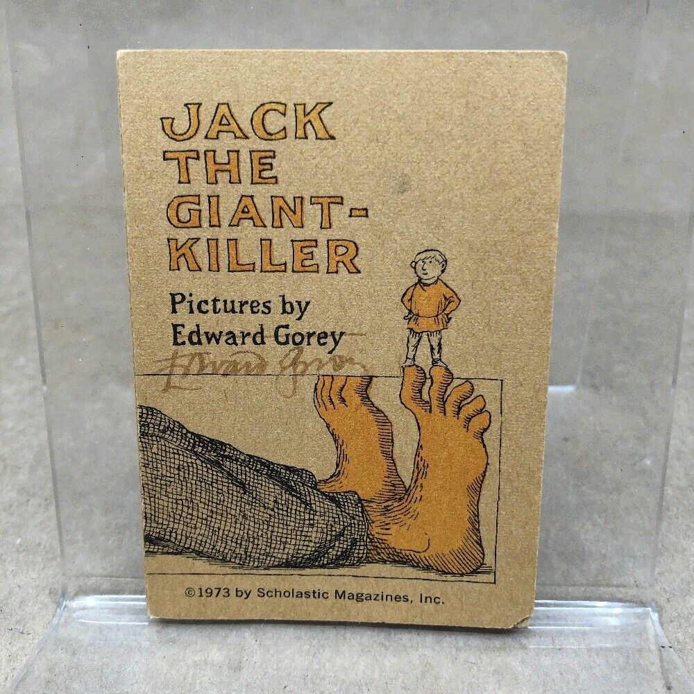 Jack the Giant-Killer by Edward Gorey (Signed, First Edition, Mini-Book)