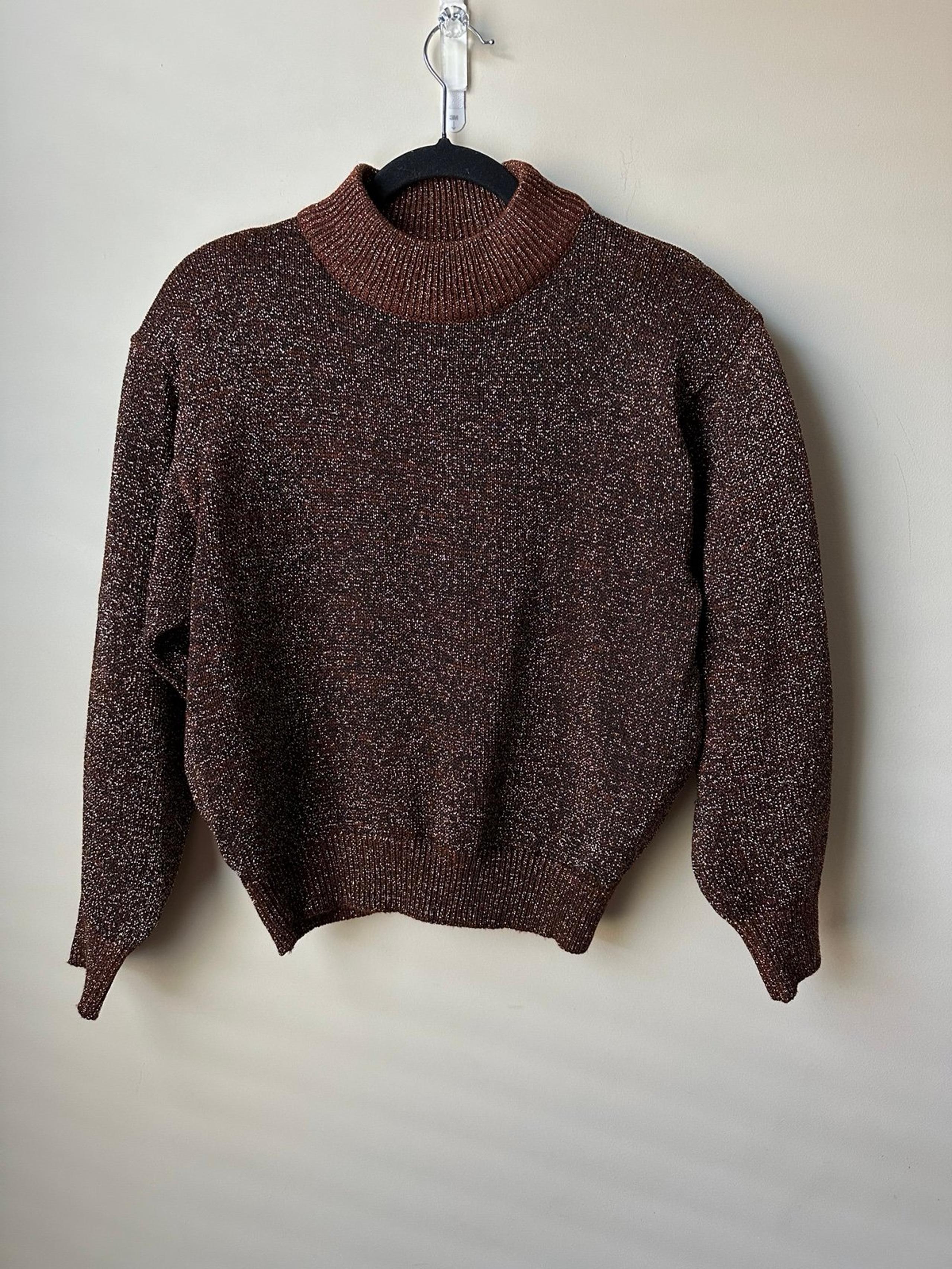 Vintage Jennifer Moore Women’s Mock Turtleneck Wool Blend Pullover Sweater Sz XL
