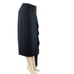 Tibi NEW 250 Sz 8 Black Side Fringe Triacetate Assymetrical Polyester Skirt