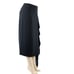 Tibi NEW 250 Sz 8 Black Side Fringe Triacetate Assymetrical Polyester Skirt