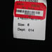 Tibi NEW 250 Sz 8 Black Side Fringe Triacetate Assymetrical Polyester Skirt