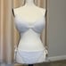 white VS crochet bikini 34dd