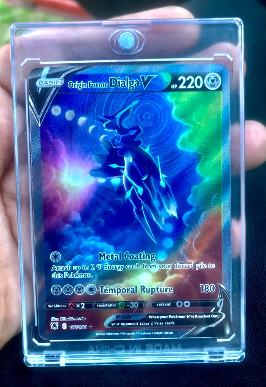 Pokemon Origin Forme Dialga V Alternate Full Art