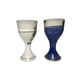 Studio Art Pottery Artist Singed Wine Goblets