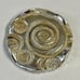 Orit Schatzman Sterling Silver Gold and Silver Glitter Swirls Pendant