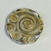 Orit Schatzman Sterling Silver Gold and Silver Glitter Swirls Pendant