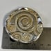 Orit Schatzman Sterling Silver Gold and Silver Glitter Swirls Pendant