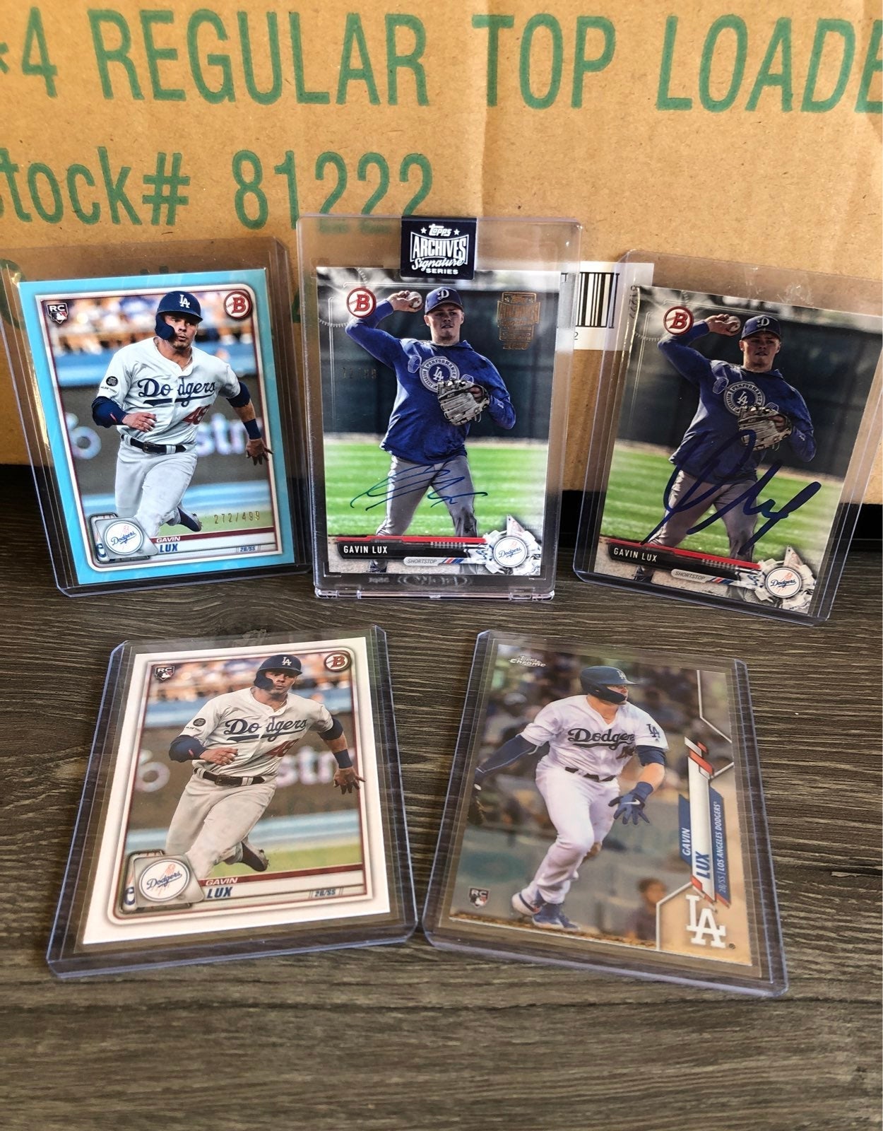 Gavin Lux Rookie Auto Lot / 99 /499