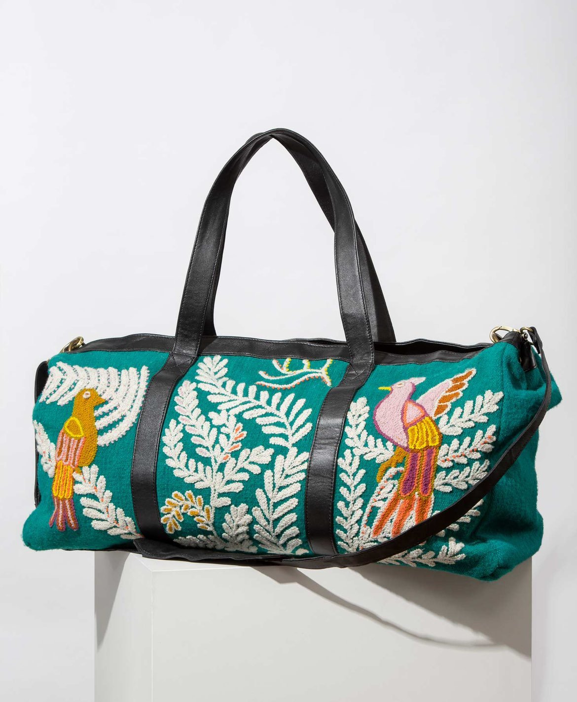 Hand stitched large weekender bag