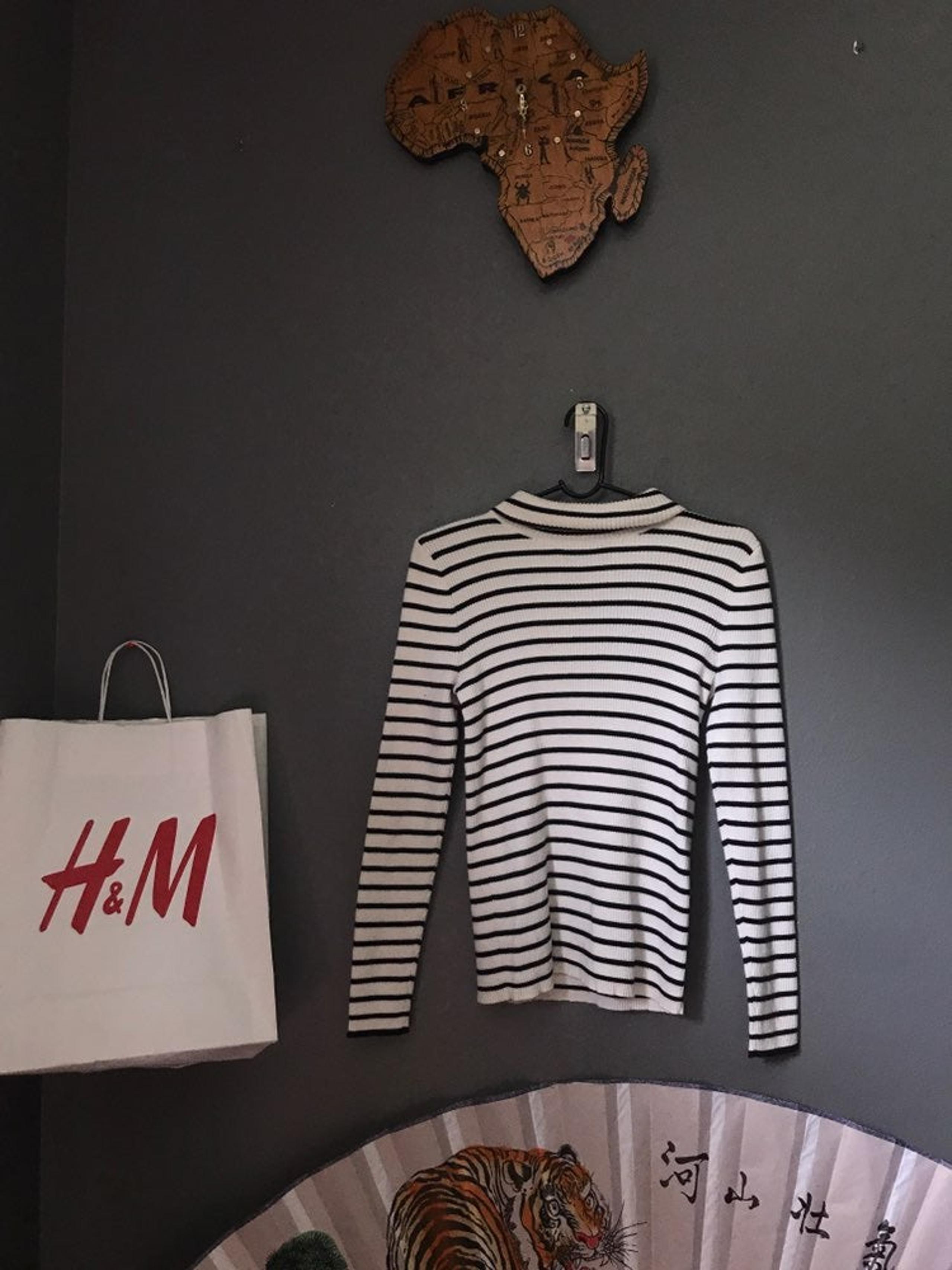Striped Ralph Lauren Turtleneck Sweater