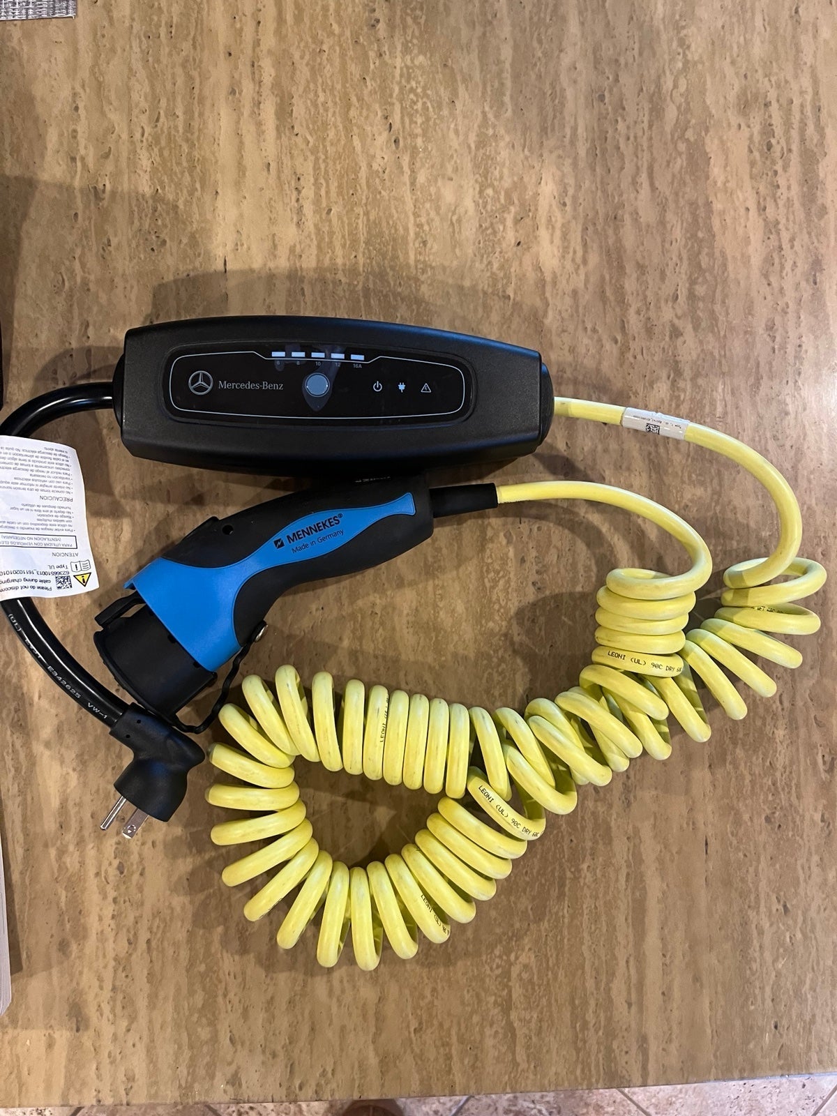 Mercedes Benz electric portable charger