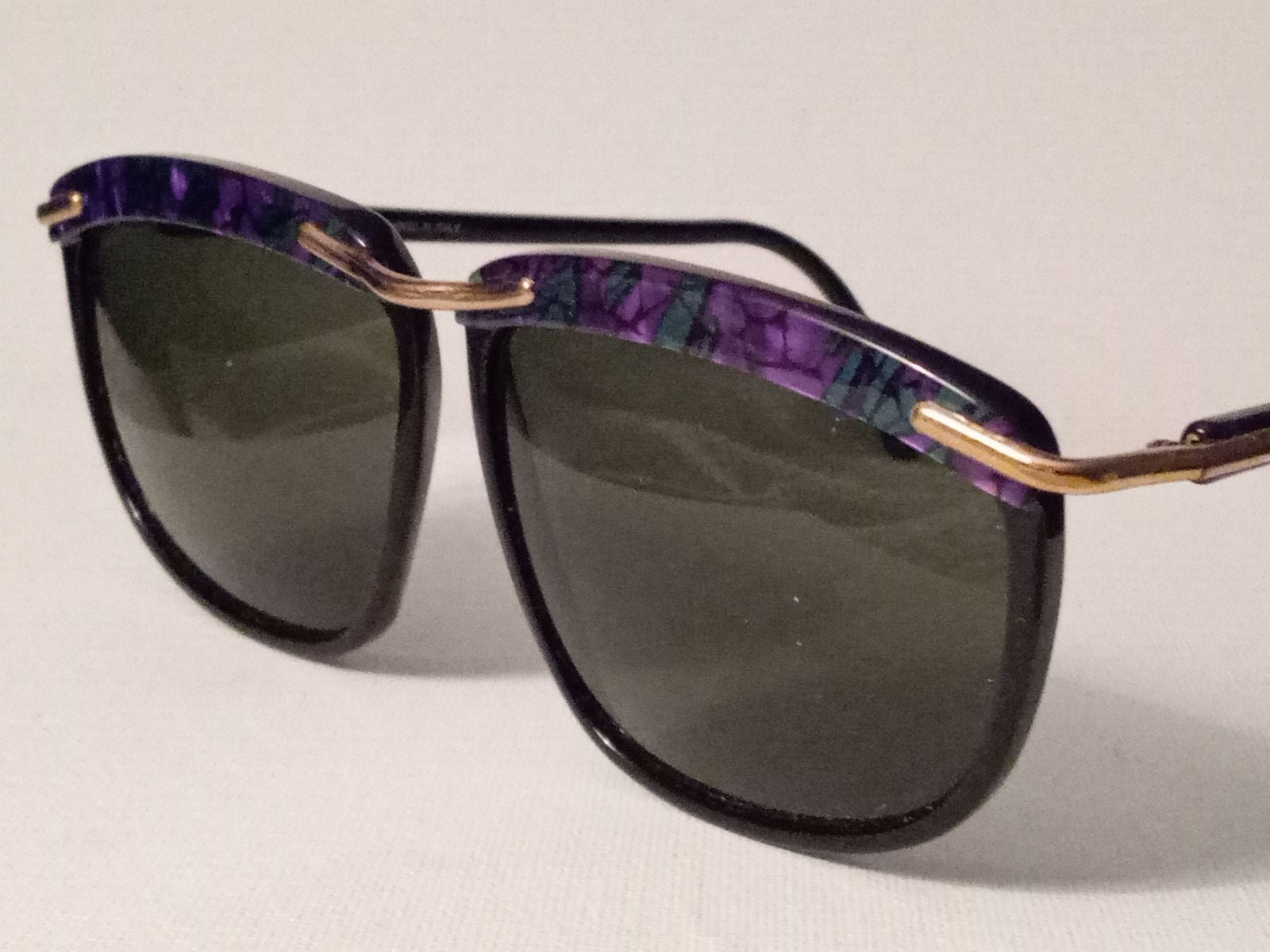 Vintage Marcolin Art Deco Sunglasses NOS Italy