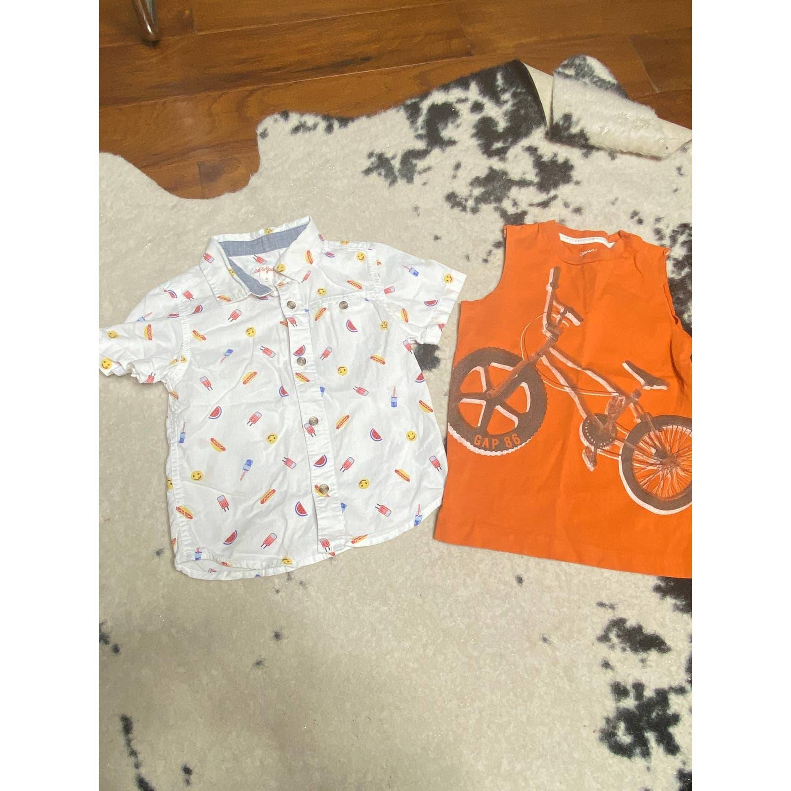 Boys bundle of 2 tops, size 4T