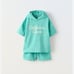 TERRYCLOTH JOGGER T-SHIRT AND SHORTS MATCHING SET SIZE 3 YEARS