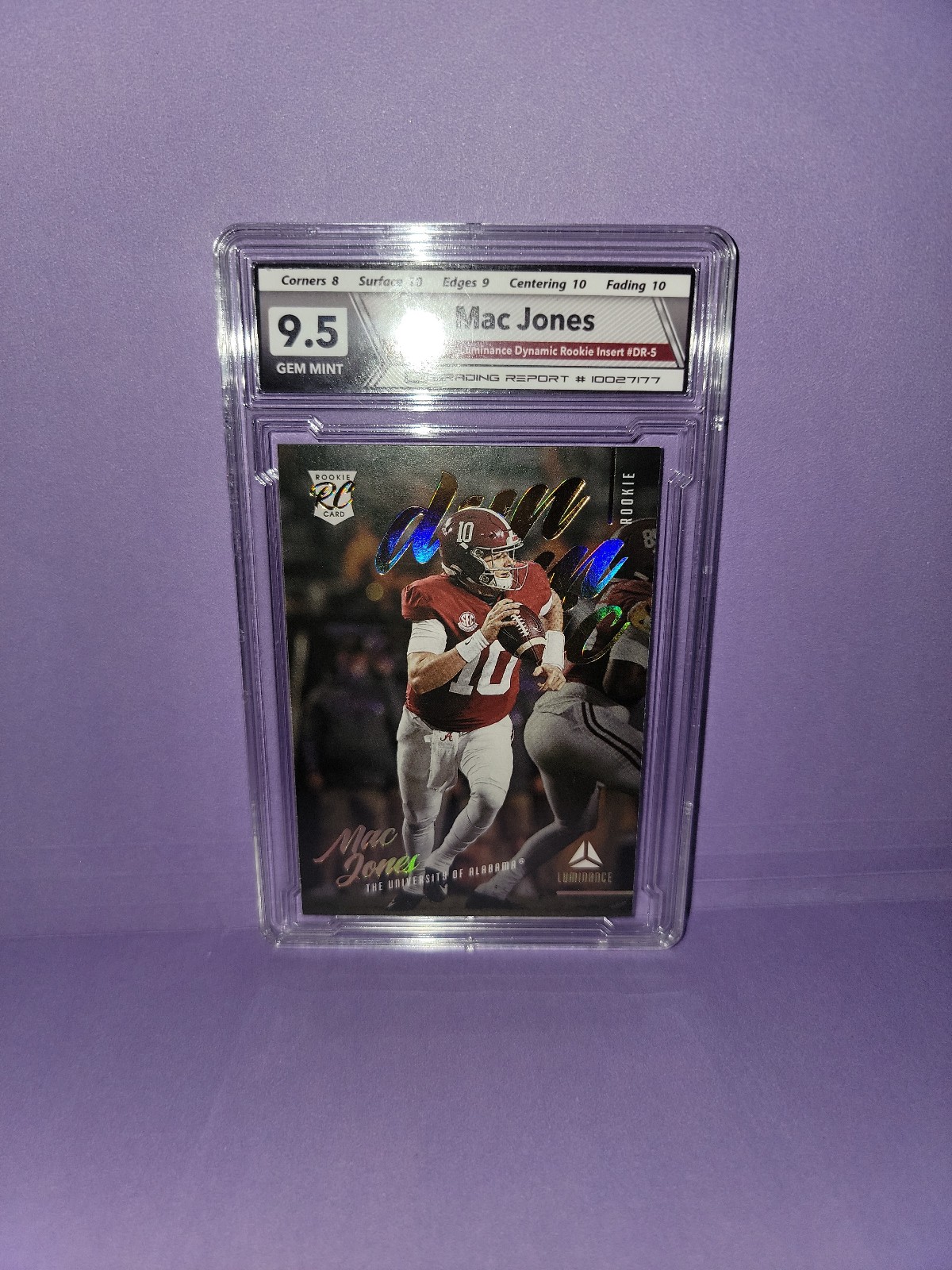 2021 Panini Luminance Dynamic Rookie insert #DR-5 9.5 GEM-MINT