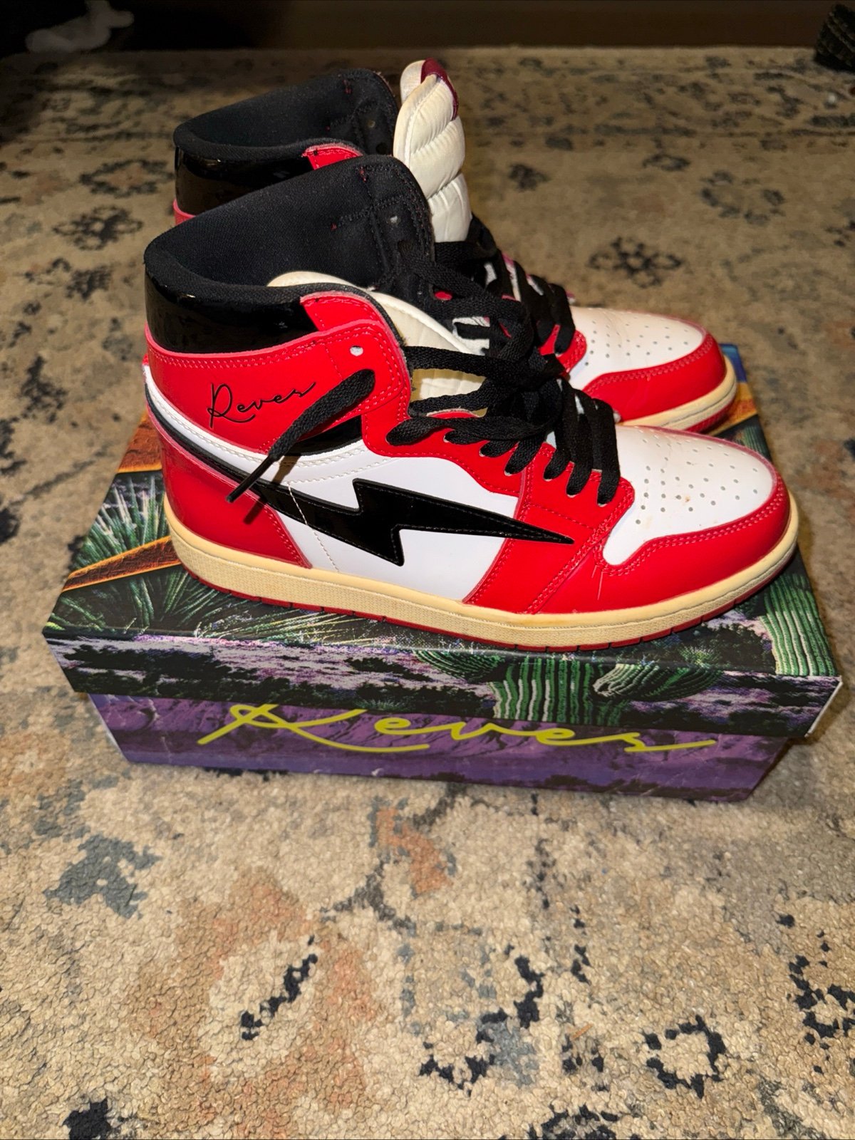 KIY Reves Paris ‘85 High Varsity Red/white/black (candy Paint)