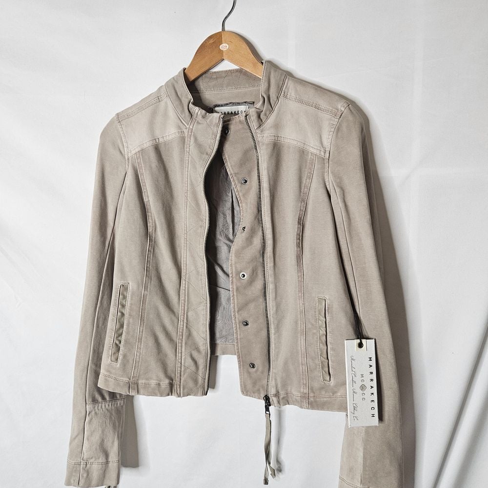 Marrakech Anthropologie Moto Jacket sz Small NWT