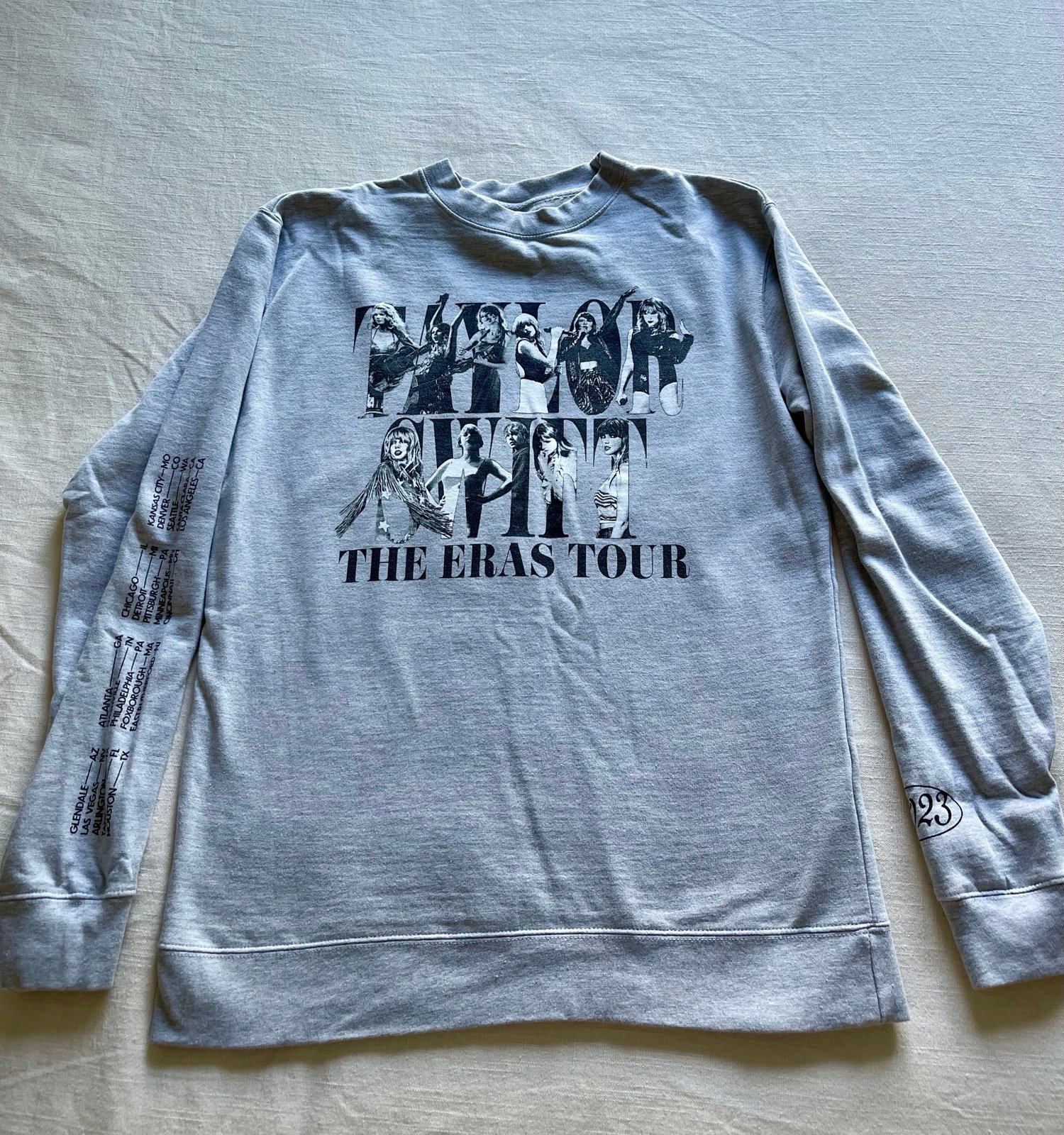 Taylor Swift | The Eras Tour Gray Crewneck | Size L