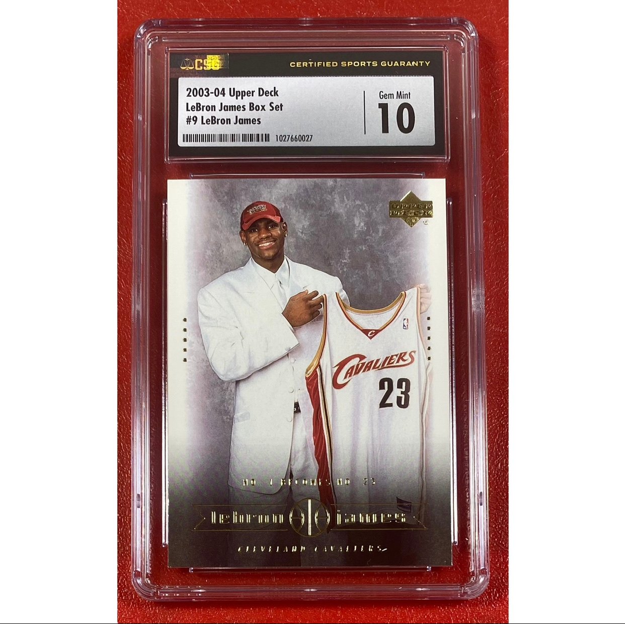 2003 Upper Deck LeBron James Rookie Box Set #9 RC Rookie